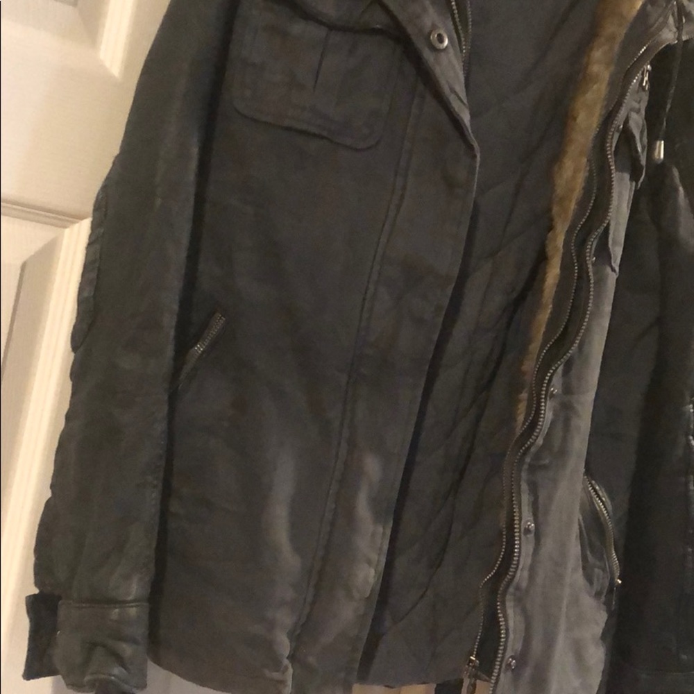 Goosecraft genuine leather and canvas jacket - Picture 4 of 8